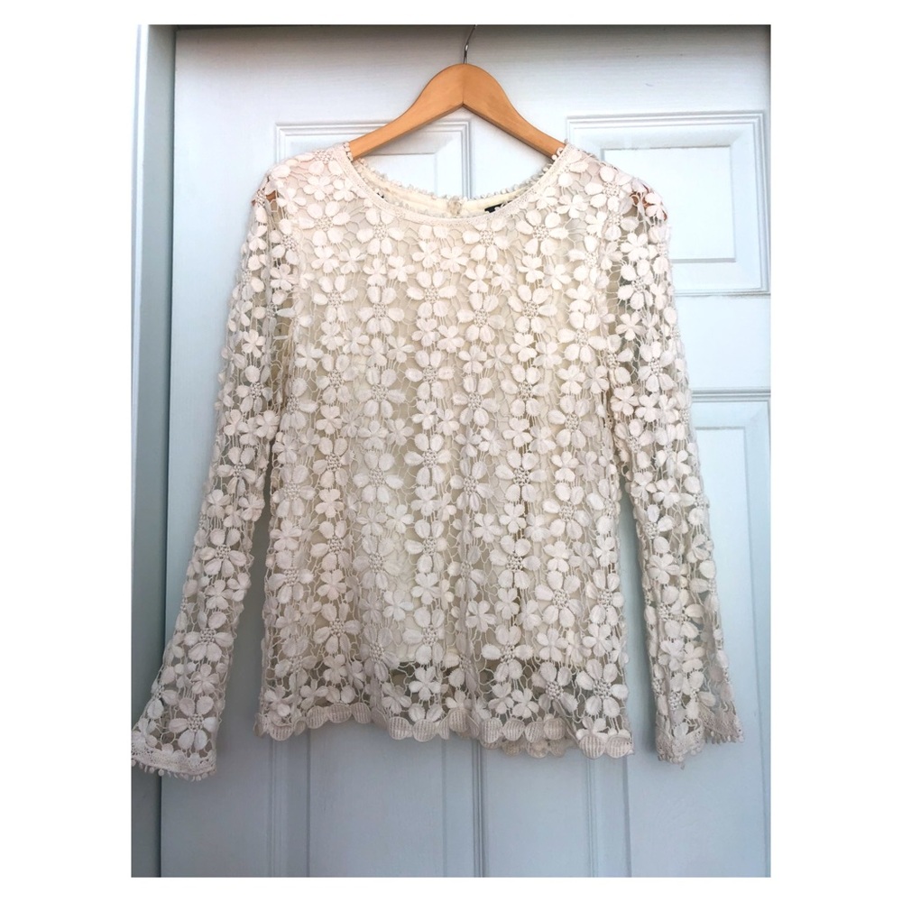 Eyelet Floral Blouse